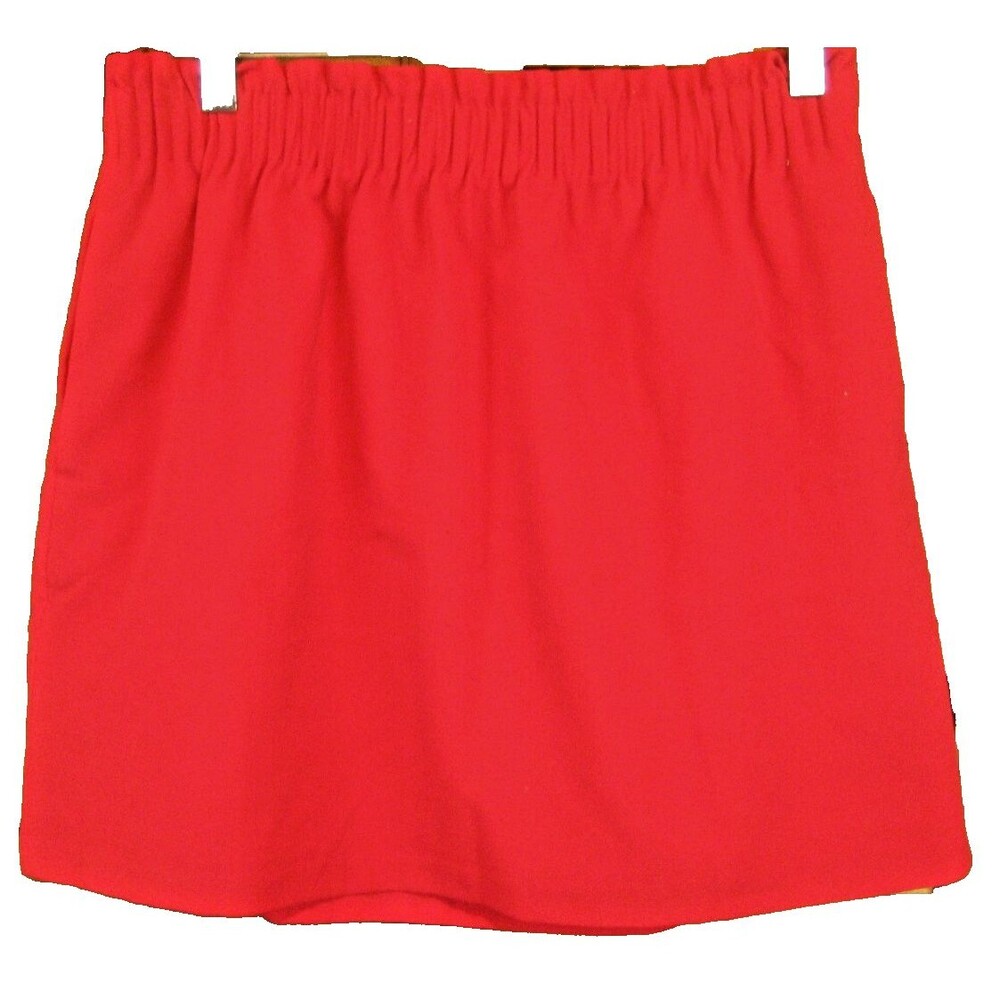 Womens NWT J Crew Mercantile Red Pleated Skirt  sz 8